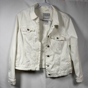 Social Standard by Sanctuary Denim Jacket White XL